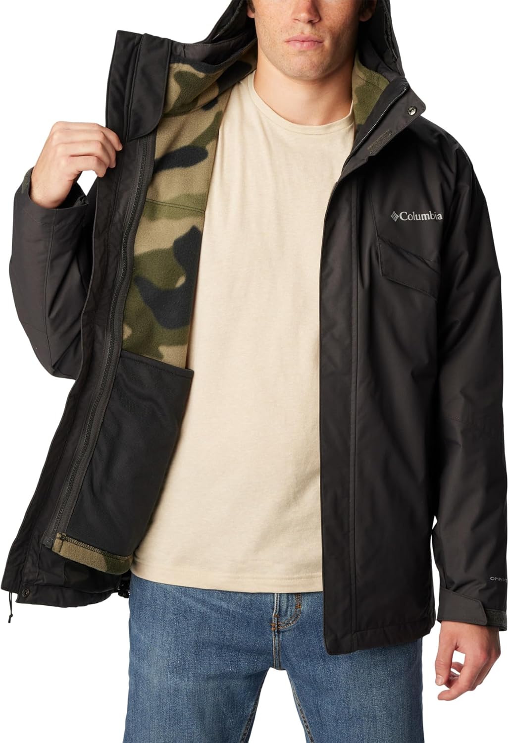Columbia Herren Wechseljacke Bugaboo Ii S hai, S hai