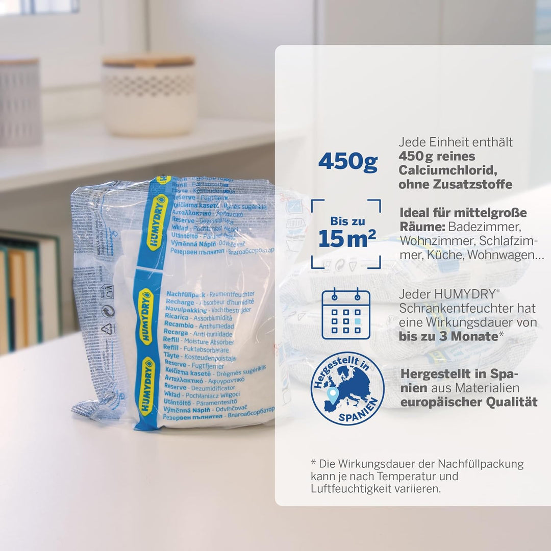10er-Set HUMYDRY® Nachfüllpackungen 450g 10x450, 10x450