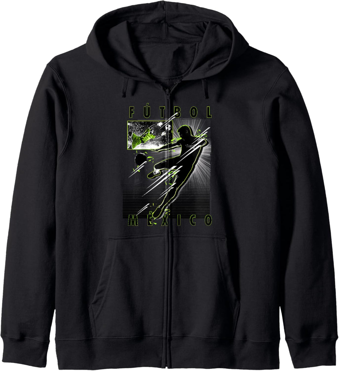 Trendy Mexico Action Futbol Kapuzenjacke