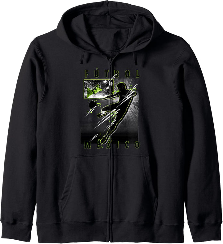 Trendy Mexico Action Futbol Kapuzenjacke