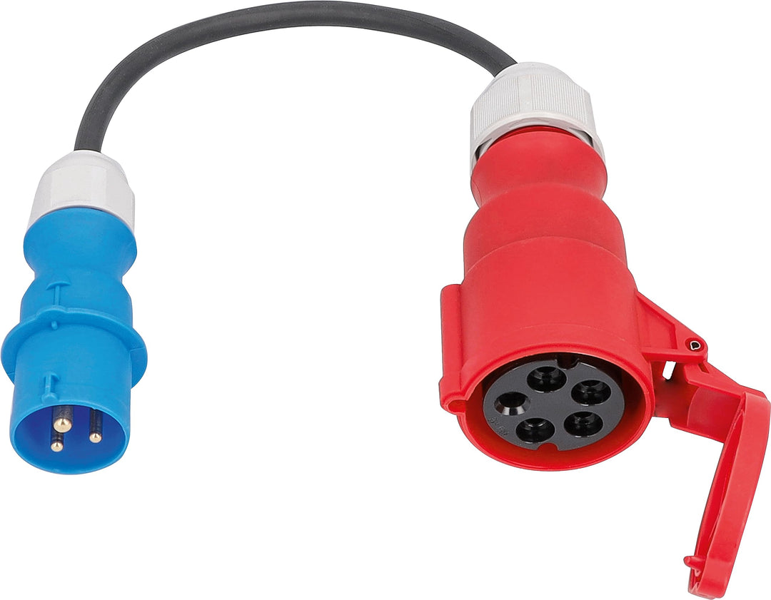 as-Schwabe Adapterleitung 0.3m CEE 230V 16A auf CEE 400V 32A 5-polig IP44