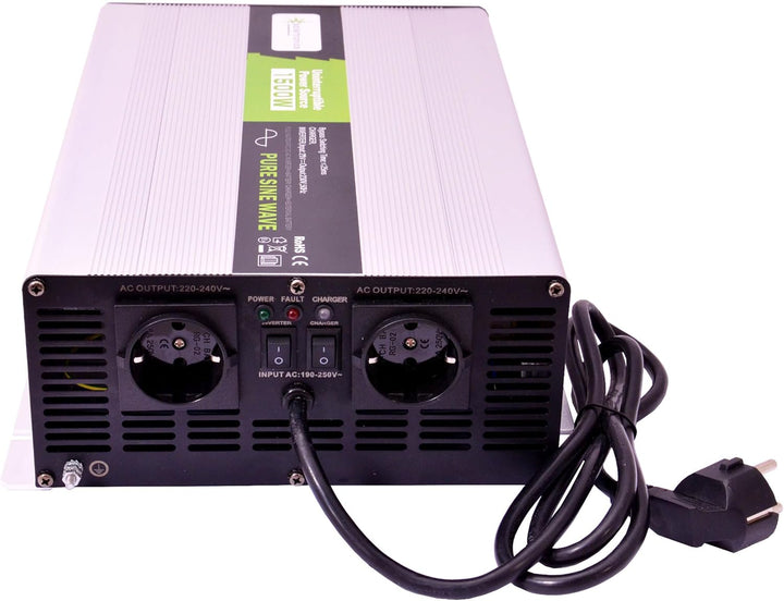 Spannungswandler USV 24V NPS 1500/3000 Watt Reiner Sinus UPS Inverter