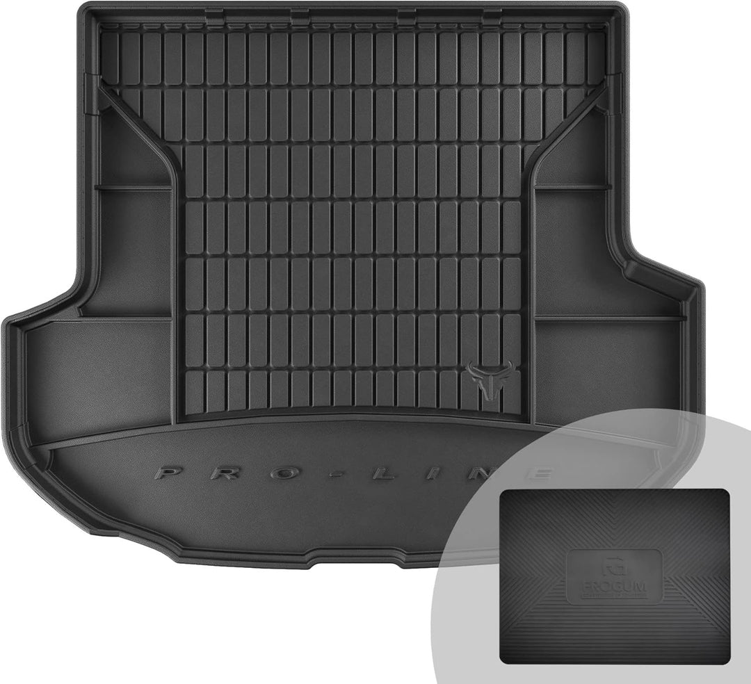 FROGUM ProLine 3D Gummimatte Exklusive Auto Kofferraummatte Kofferraumwanne für Hyundai Santa Fe IV