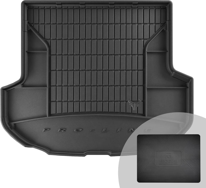 FROGUM ProLine 3D Gummimatte Exklusive Auto Kofferraummatte Kofferraumwanne für Hyundai Santa Fe IV