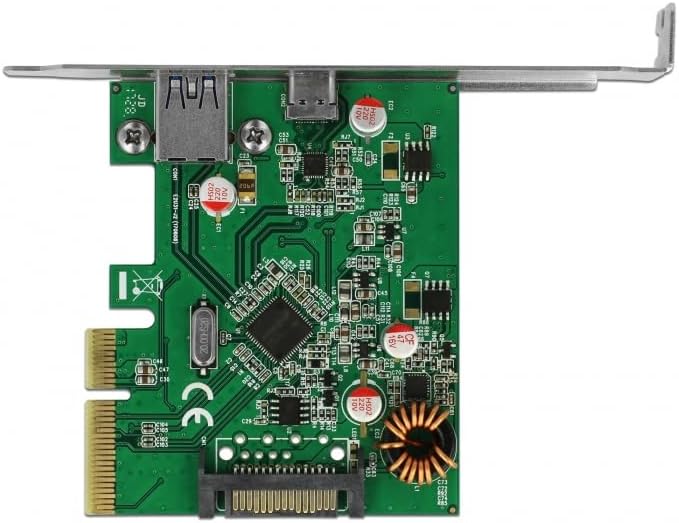Delock PCI Expr. Card > 1x USB-C + 1x USB-A USB3.1 Gen 2, 90299