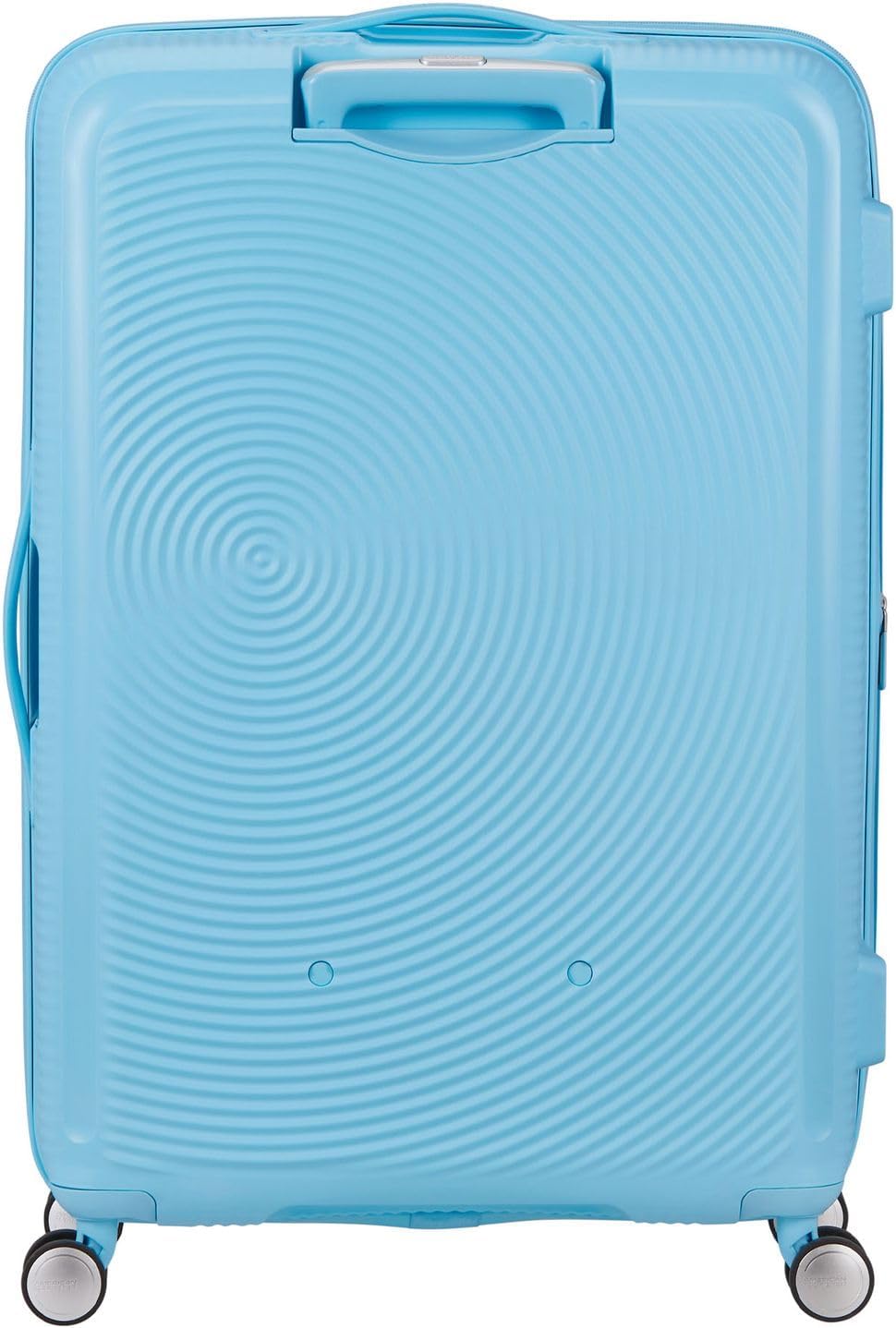 American Tourister Soundbox Spinner 77/28 TSA EXP Trolley Blueberry Fizz hellblau