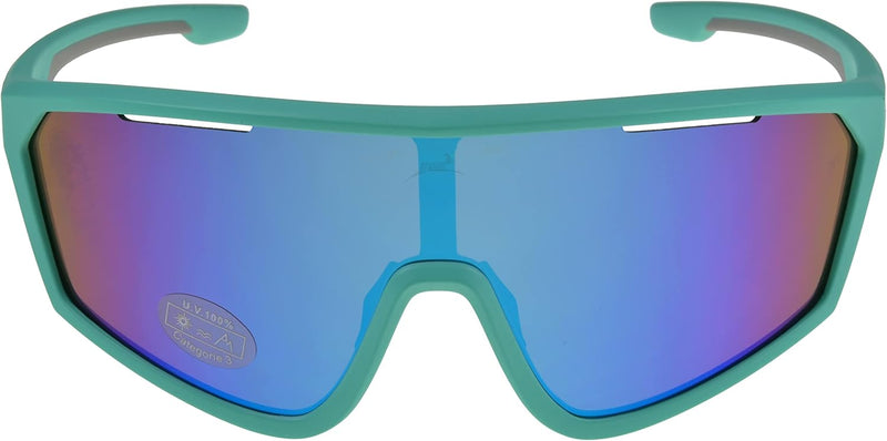 Gamswild WS5838 Sonnenbrille Sportbrille Skibrille Fahrradbrille Unisex Shield Herren Damen | blau |