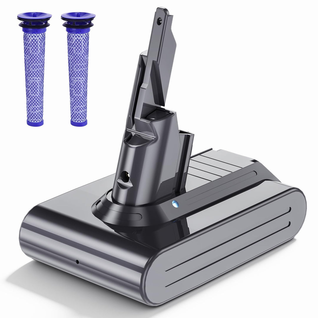 6000mAh für Dyson V7 Akku, Ersatzakku für Dyson V7 SV11 Kompatibel mit Animal Motorhead Absolute Tri