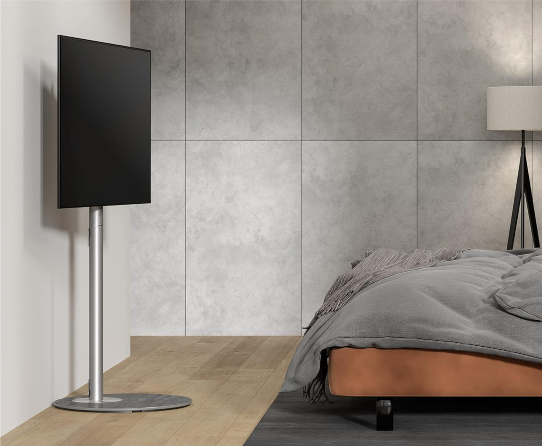 FITUEYES Design TV Ständer TV Bodenständer Höhenverstellbar Drehbar TV Standfuss Fernsehständer mit