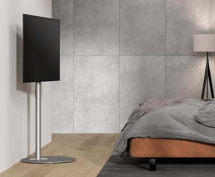 FITUEYES Design TV Ständer TV Bodenständer Höhenverstellbar Drehbar TV Standfuss Fernsehständer mit