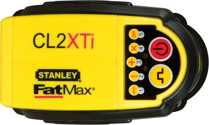 Stanley FatMax Kreuzlinienlaser-Set CL2XTI (Teleskopstab, Stativ, Magnethalterung, Zieltafel, Tasche