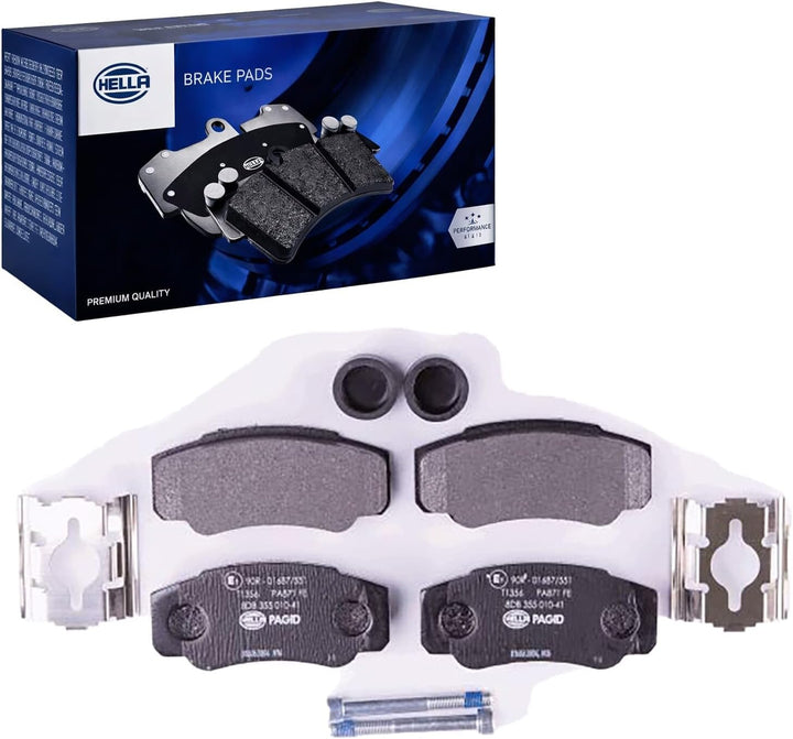 HELLA PAGID 8DB 355 010-411 Bremsbelagsatz - T1356 - Dicke/Stärke: 20.1mm - Bremssystem: Brembo - ni