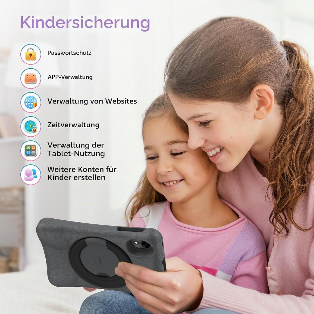 UMIDIGI G1 Tab Mini Kids Tablet, Kinder-Tablet 8 Zoll Android 14, WiFi 6, 7(3+4) GB + 32 GB/TF 1TB,