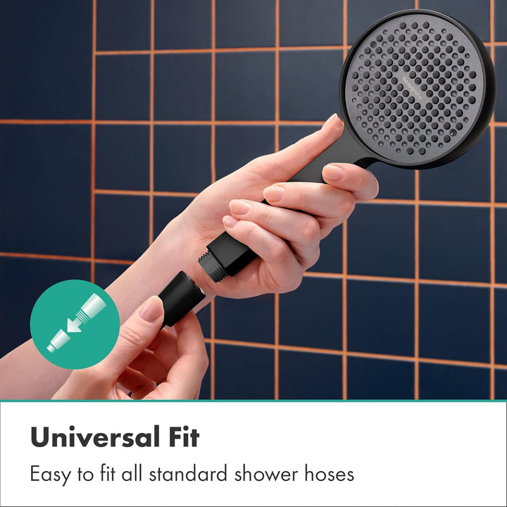 hansgrohe Activera S - wassersparender Duschkopf 6 l/min (EcoSmart+), Handbrause mit 1 Strahlart, ru