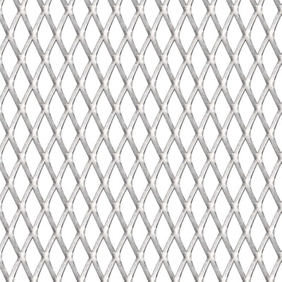 HOMIUSE Gittermatte Streckmetall Edelstahl 50x50 cm 20x10x2 mm Streckmetall-Gittermatte Lüftungsgitt
