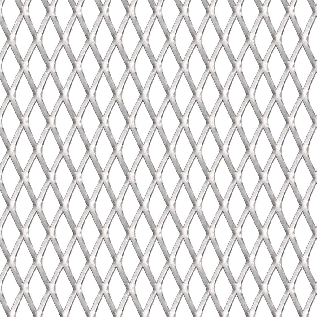 HOMIUSE Gittermatte Streckmetall Edelstahl 50x50 cm 20x10x2 mm Streckmetall-Gittermatte Lüftungsgitt