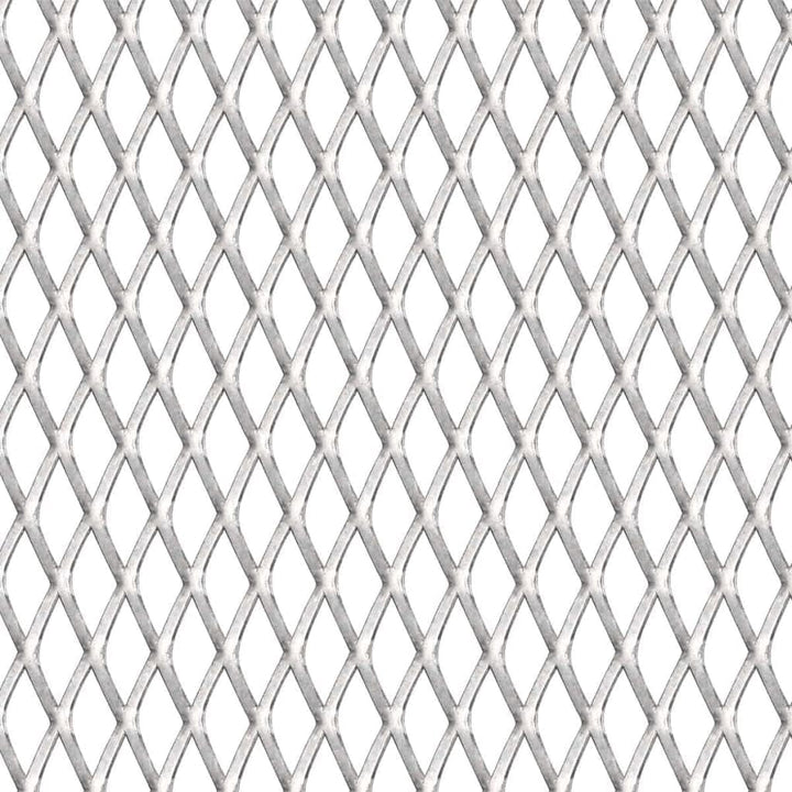 HOMIUSE Gittermatte Streckmetall Edelstahl 50x50 cm 20x10x2 mm Streckmetall-Gittermatte Lüftungsgitt