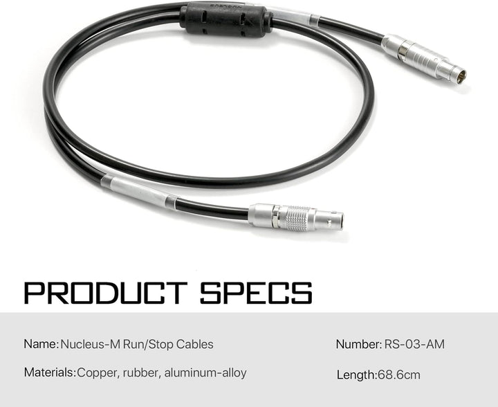 Tilta Nucleus-M Run/Stop Kabel kompatibel mit Red Kamera Zubehör Stecker Anschluss RS-03-AM