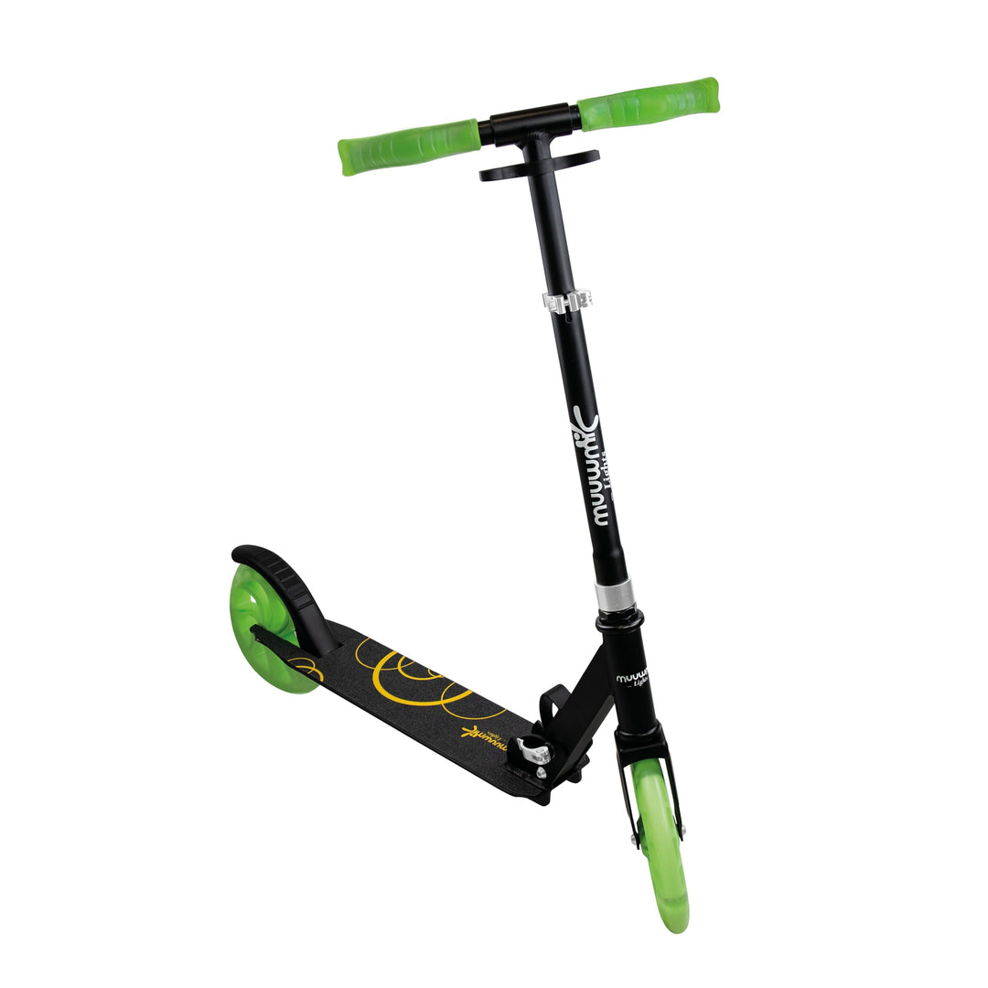 Muuwmi Lights Aluminium Scooter - Höhenverstellbarer Lenker - Geeignet für Kinder - GS-Zertifiziert