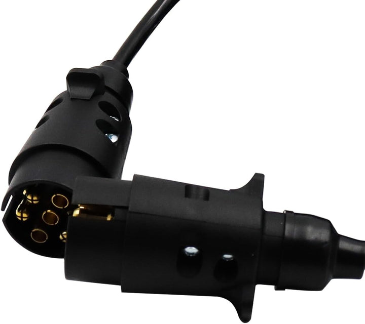 2,0m 7-Pin auf 7-Pin Adapter Stecker Anschluss Verlängerungskabel Spiralkabel Anhängerkabel Adapter