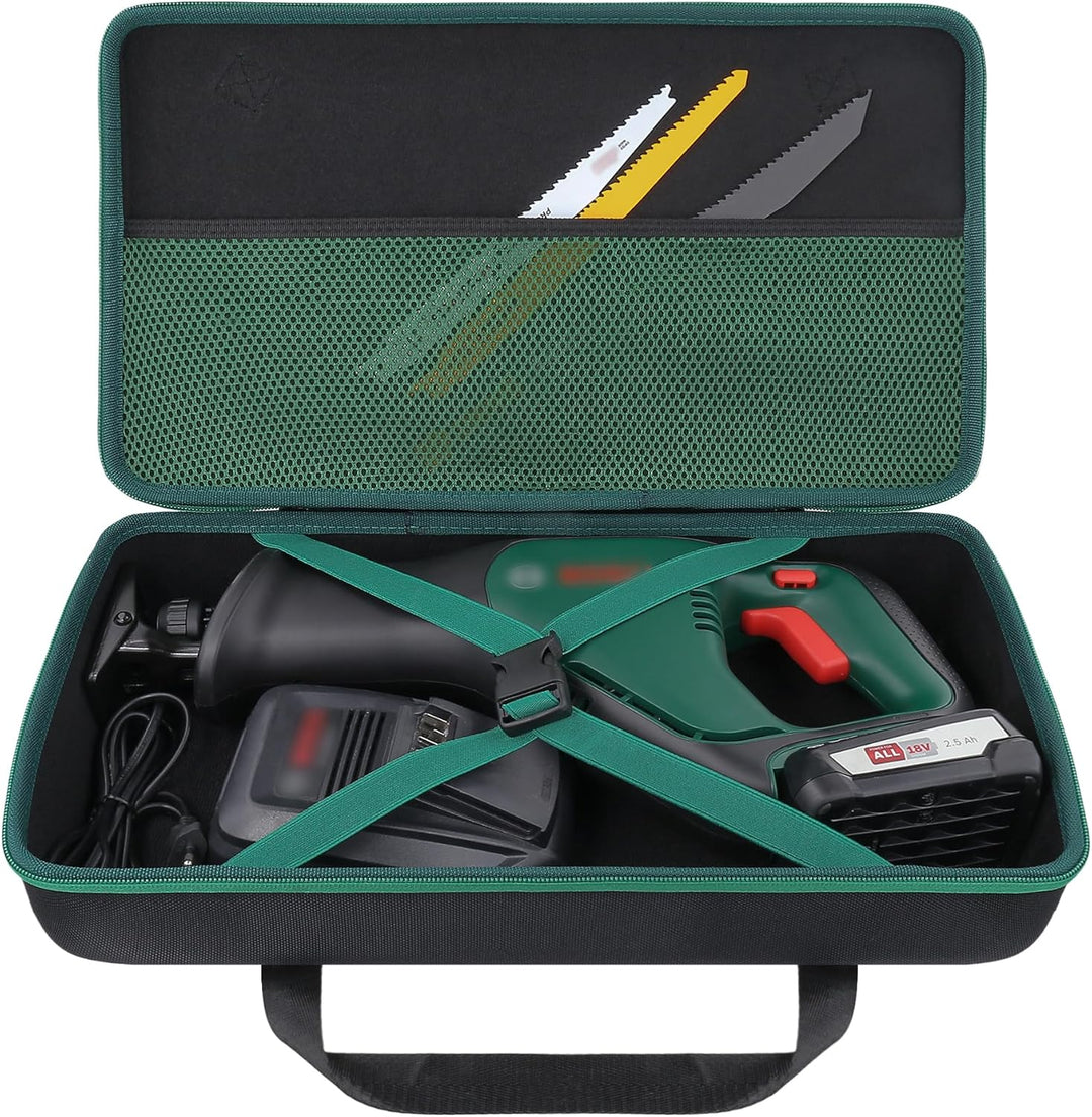 co2CREA Hart Tragbare Schutzhülle Etui Tasche für Bosch Akku Säbelsäge AdvancedRecip 18,Nur Tasche