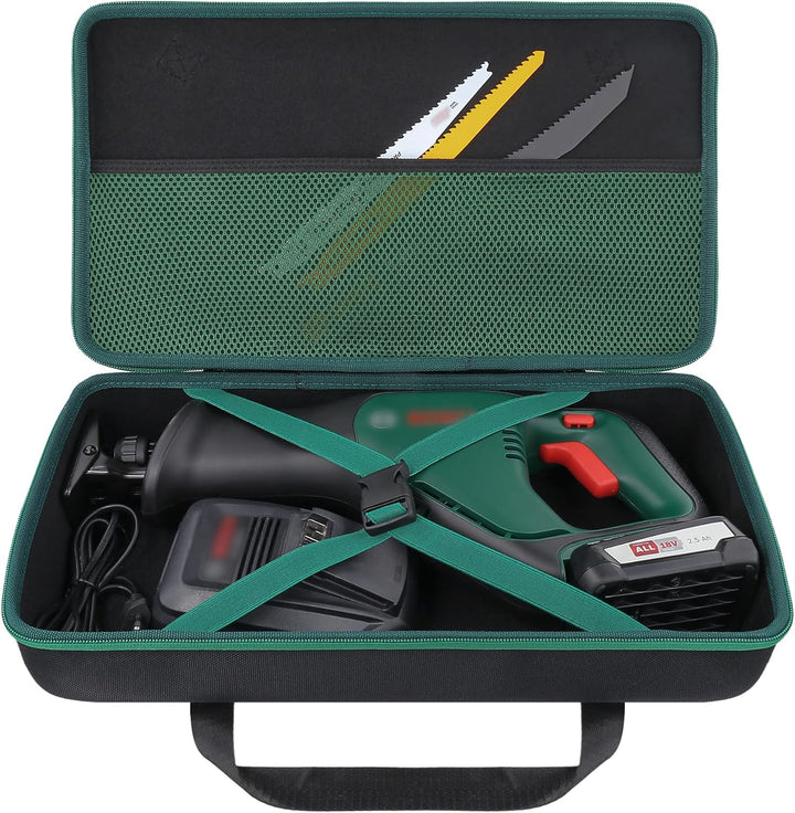 co2CREA Hart Tragbare Schutzhülle Etui Tasche für Bosch Akku Säbelsäge AdvancedRecip 18,Nur Tasche