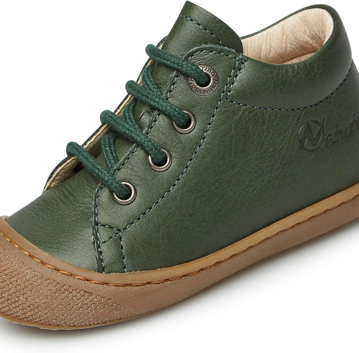 Naturino Cocoon-Lauflernschuhe aus Nappaleder, Dunkelgrün 17