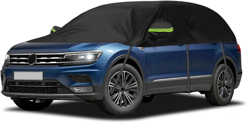 Autoabdeckung Ersatz für VW Tiguan LWB Tesla Model Y, Universelle Sonnenfest Hälfte Autoabdeckung, H