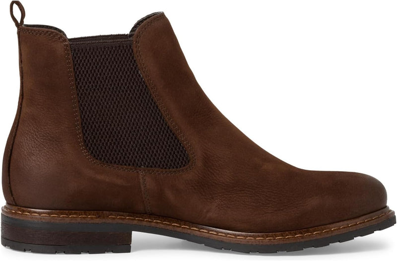 Tamaris Damen Chelsea Boots, Frauen Stiefeletten 36 EU Cognac Emboss, 36 EU Cognac Emboss