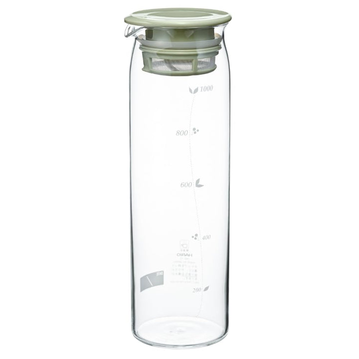 Hario Mizudashi Cold Brew Teeflasche, 1000 ml, rauchgrün
