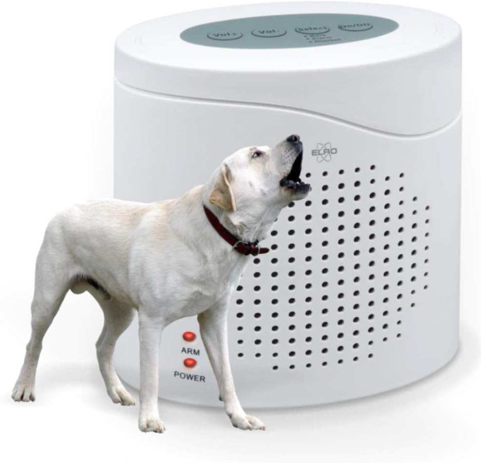 ELRO ARD51 Elektronischer Wachhund mit realistischem 3D-Hundesound - Mit