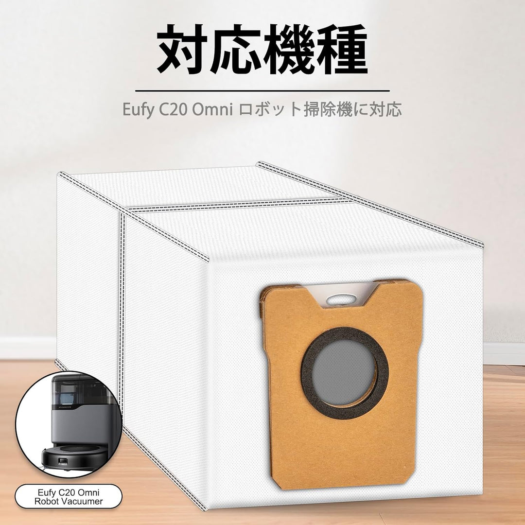 (9 Stück) Omni C20 C10 Ersatzstaubbeutel, Kompatibel Mit Eufy Robot Vacuum Omni C20/ C10 Selbstentle