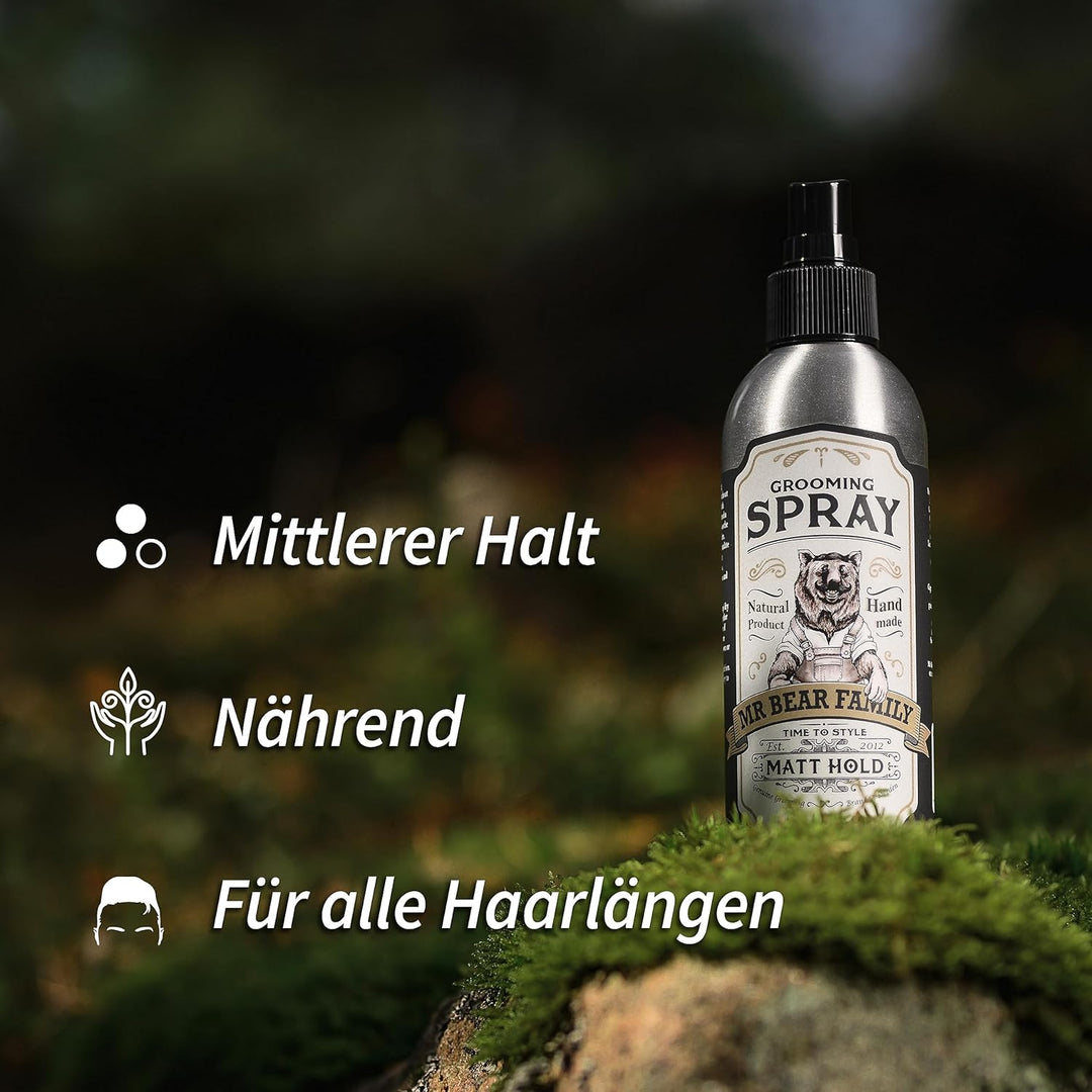 Mr Bear Family Fellpflegespray, matt, 200 ml 200 ml (1er Pack) Matt Hold, 200 ml (1er Pack) Matt Hol