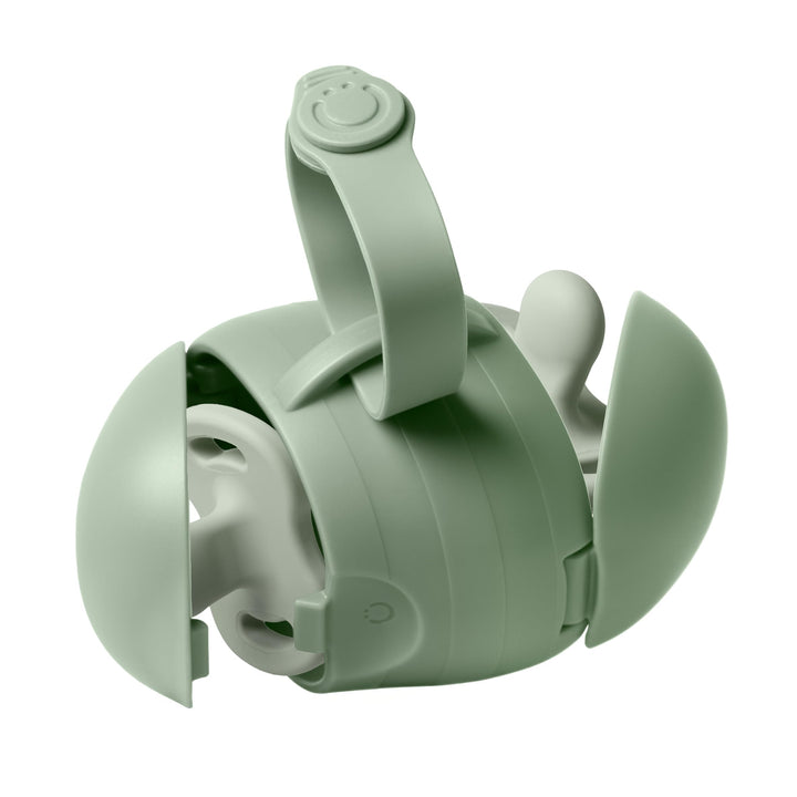Ubbi On-the-Go Dual Pacifier Holder, Keep's Baby's Binkies Clean and Accessible, Portable for Travel