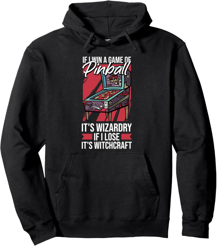 Pinball Automat Flipper Arcade Gaming - Flipperautomat Pullover Hoodie