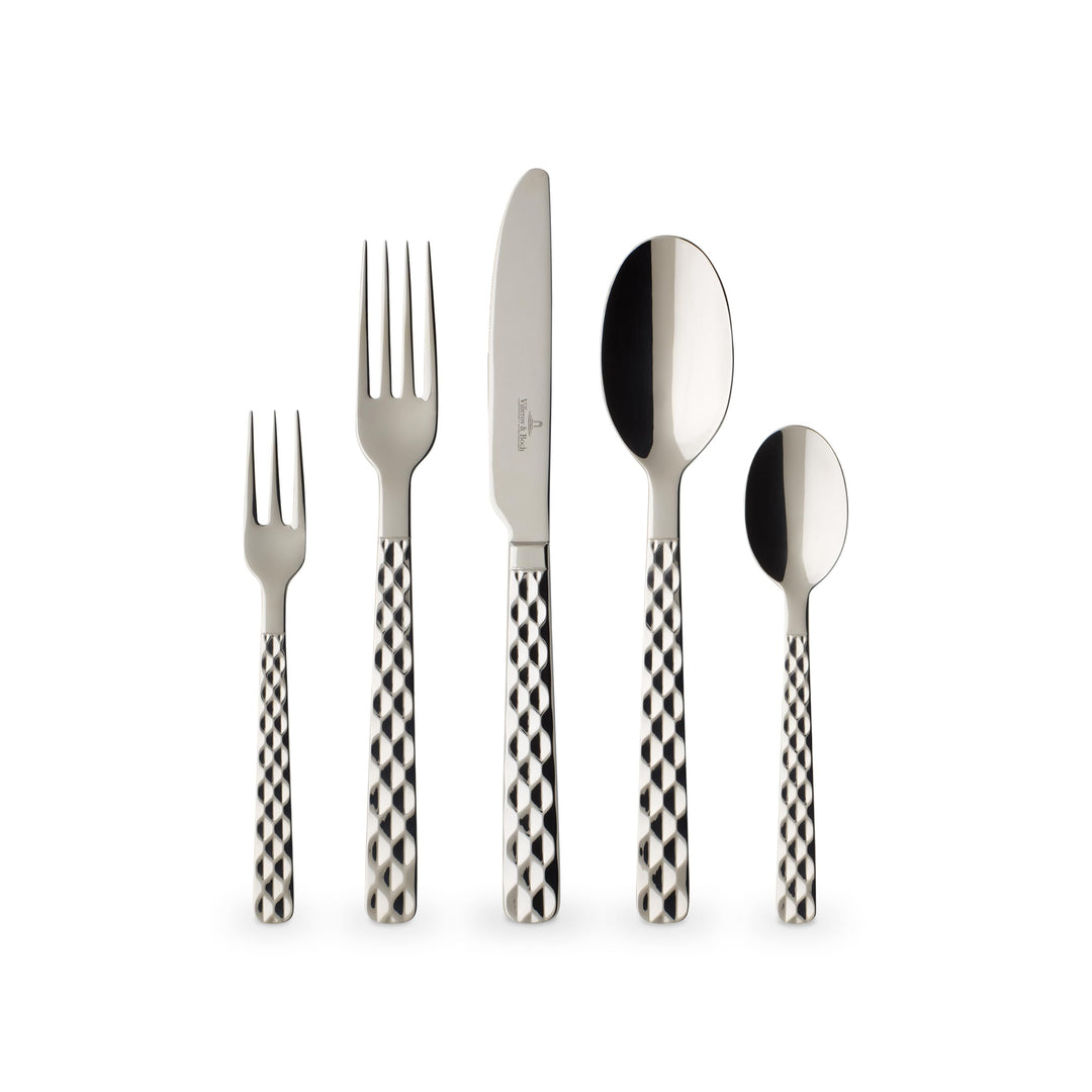 Villeroy & Boch – Boston Besteck Set 30 teilig 6 Personen, spülmaschinenfest, rostfrei, Tafelbesteck