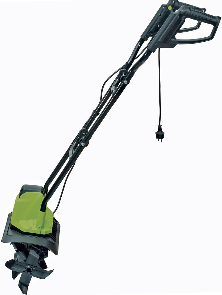 WerkaPro 1110 Elektrische Motorhacke – 1050 W – mit 4 Fräsen mit 4 Zähnen – 32 cm Arbeitsbreite 1050