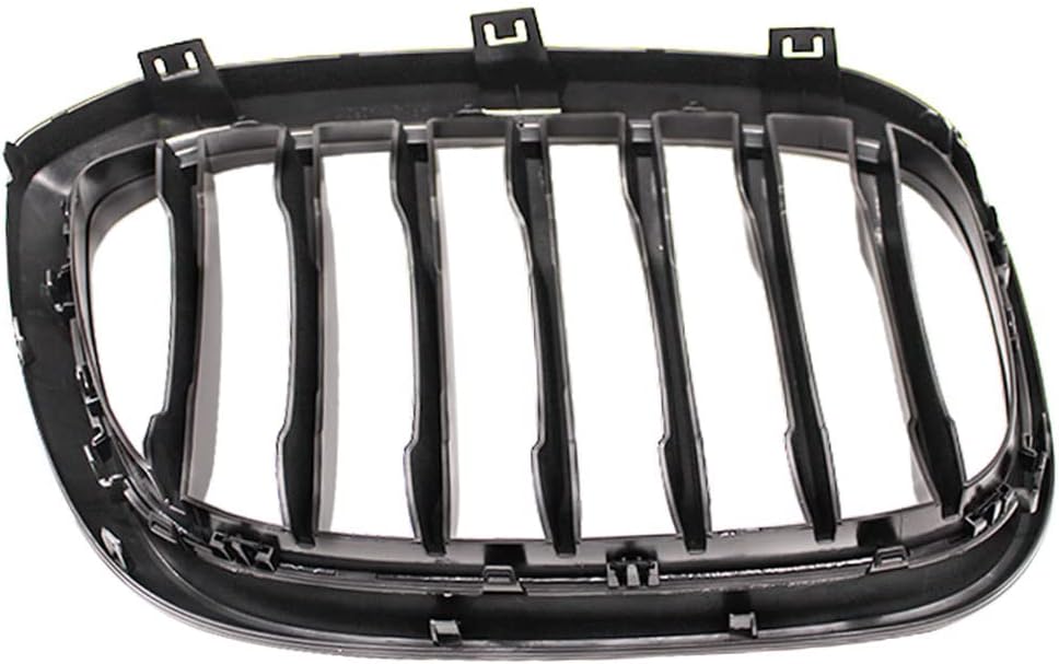 HZTWFC Auto Fronthaube Nierengitter glänzend schwarz einzelne Lamelle für BMW X3 X4 G01 G02 2018 201