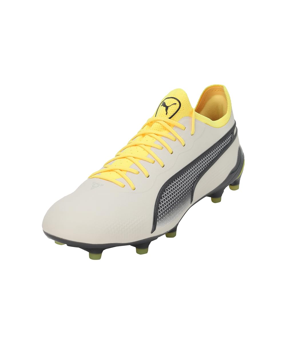 PUMA Herren Football Boots 39 EU Alpine Snow Asphalt Yellow Blaze, 39 EU Alpine Snow Asphalt Yellow
