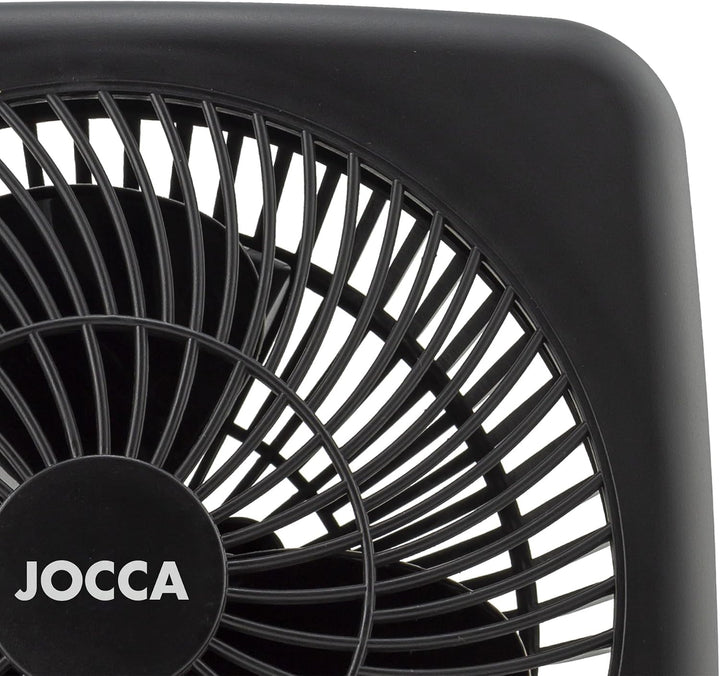 Jocca Tischventilator 18 cm | 2 Geschwindigkeitsstufen | Leiser Betrieb 57 dB | 30W Energieeffizient