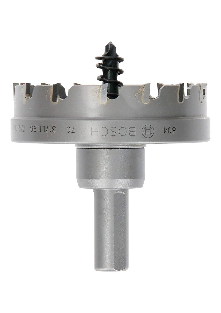 Bosch Professional Carbide Lochsäge Precision for Sheet Metal (Edelstahl, Ø 70 mm, Zubehör Bohrmasch