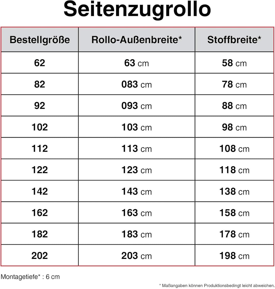 Liedeco® Rollo, Kettenzug-Rollo/Verdunkelnd, Abdunkelnd, Blickdicht / 92 x 180 (Breite x Höhe) / Far
