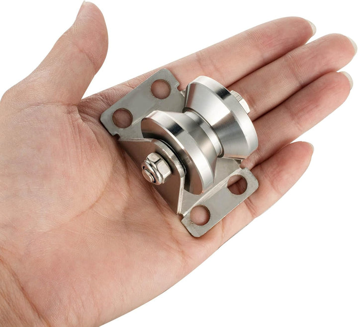 32mm Umlenkrolle Stahlseil, V Typ Umlenkrollen für Seile, Seilrolle mit 2 Kugellager | 2 Stück 2 32m