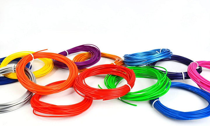 Polaroid PLA-Filament für 3D-Stifte, Box mit 20 Farben, plus 2 Seidenfilamenten
