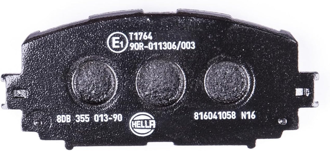 HELLA PAGID 8DB 355 013-901 Bremsbelagsatz - T1764 - Dicke/Stärke: 17.6mm - Bremssystem: Advics - ni
