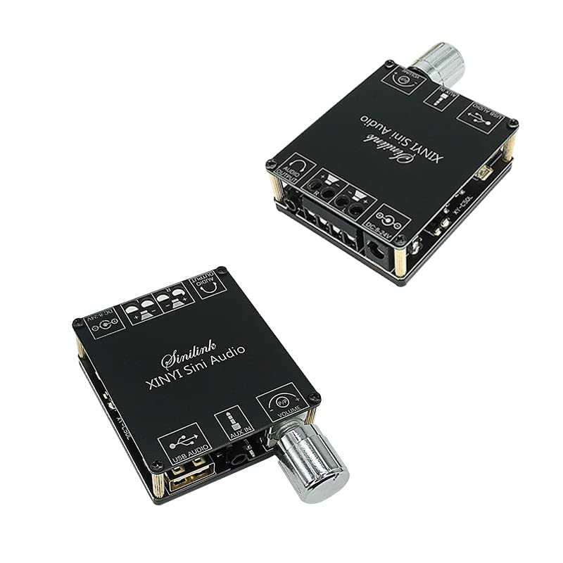 50 W + 50 W Bluetooth 5.0-Verst?rkerplatine 50 W Audio-Verst?rkerplatine Zweikanal-DC5-24 V für kabe