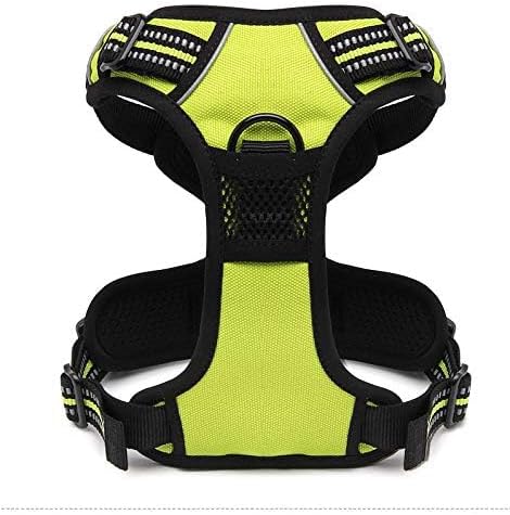 WINHYEPET Truelove Hundegeschirr No-Pull Reflektierendes verstellbar Haustiergeschirr mit 2 Leinencl
