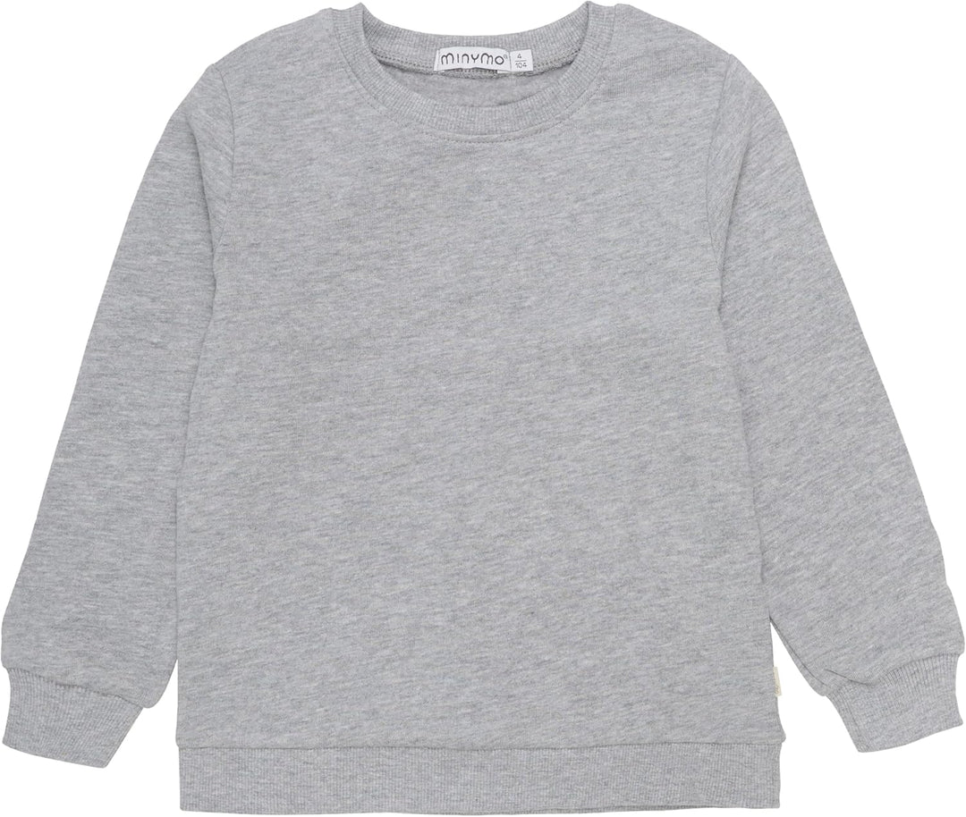 MINYMO Unisex Kinder Shirt 92 Greymelange, 92 Greymelange