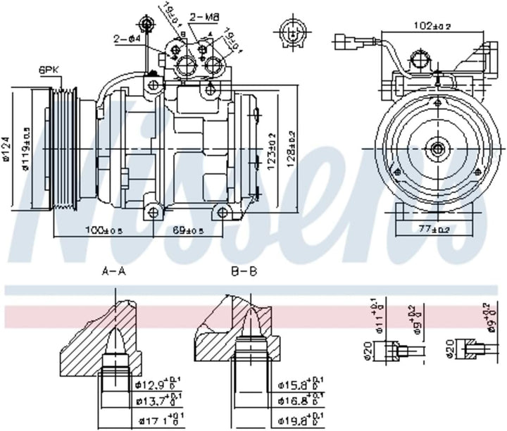 NISSENS 89265 Kompressor, Klimaanlage
