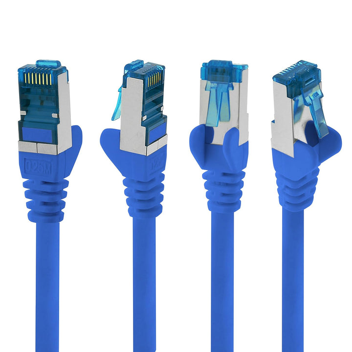 1aTTack.de Patchkabel – 10X 5m Ethernet, Netzwerk, Lan Kabel CAT6a (für Gigabit Netzwerke, Router, S